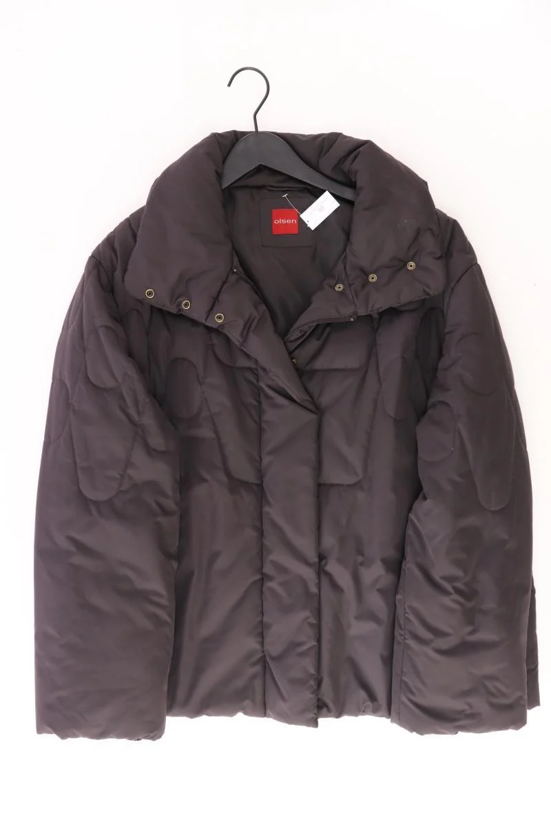 olsen Lange Jacke Gr. 44 braun aus Polyester