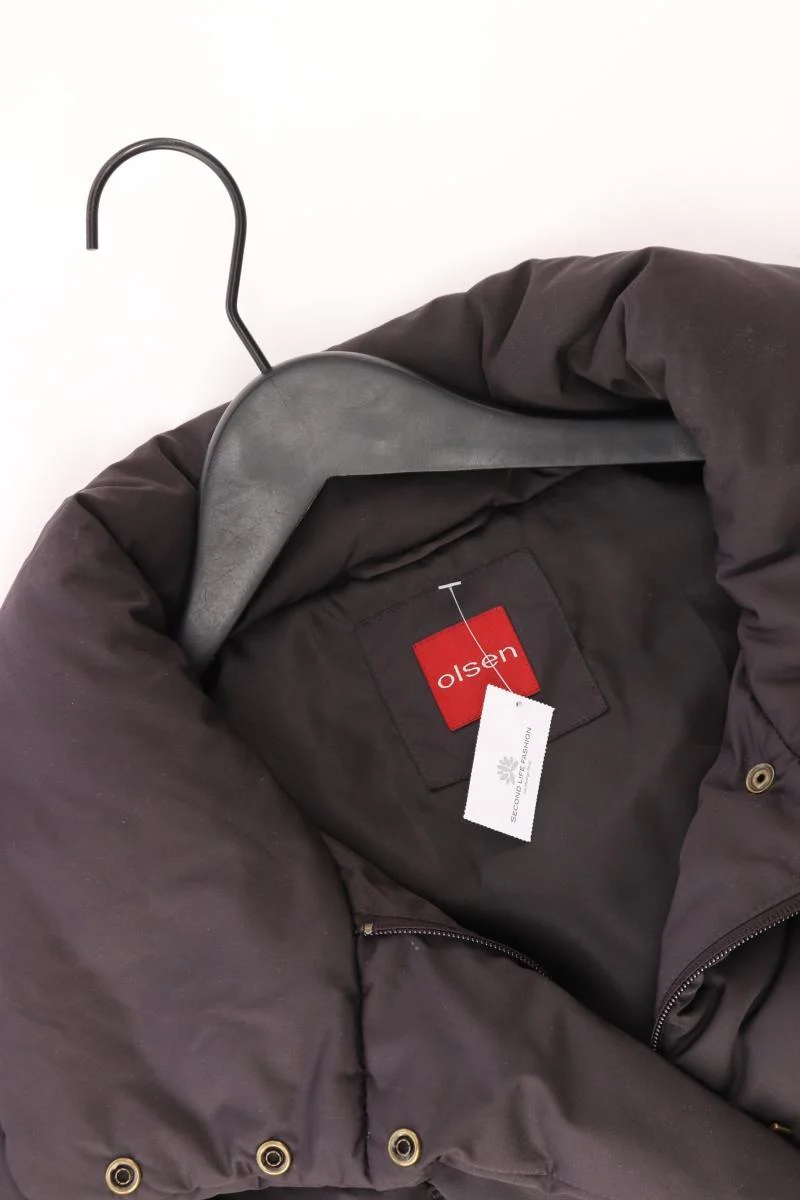 olsen Lange Jacke Gr. 44 braun aus Polyester