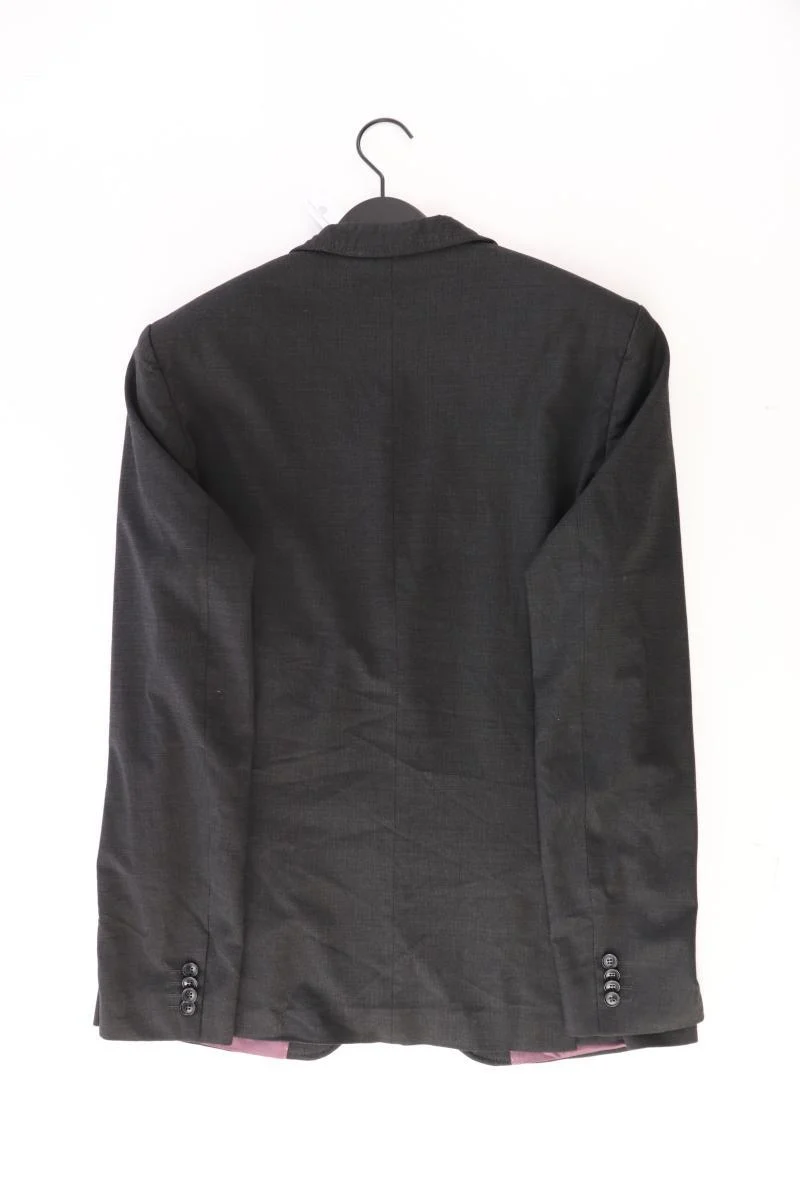 Jake*s Longsakko für Herren Gr. Langgröße 102 grau aus Polyester