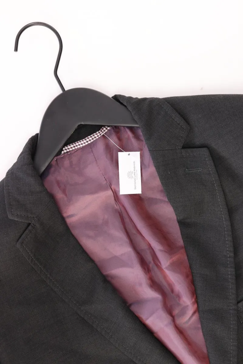 Jake*s Longsakko für Herren Gr. Langgröße 102 grau aus Polyester
