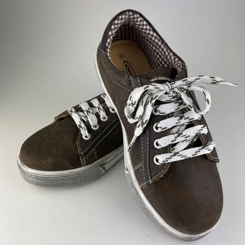 MADDOX Kinder Lederschuhe Sneaker "Oskar" | Bernstein