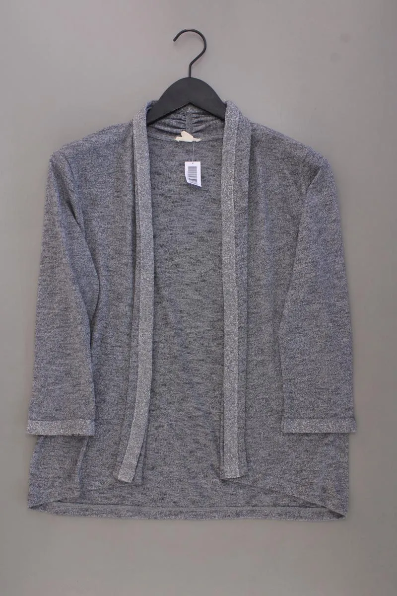 Esprit Strickjacke Gr. M 3/4 Ärmel grau aus Polyester