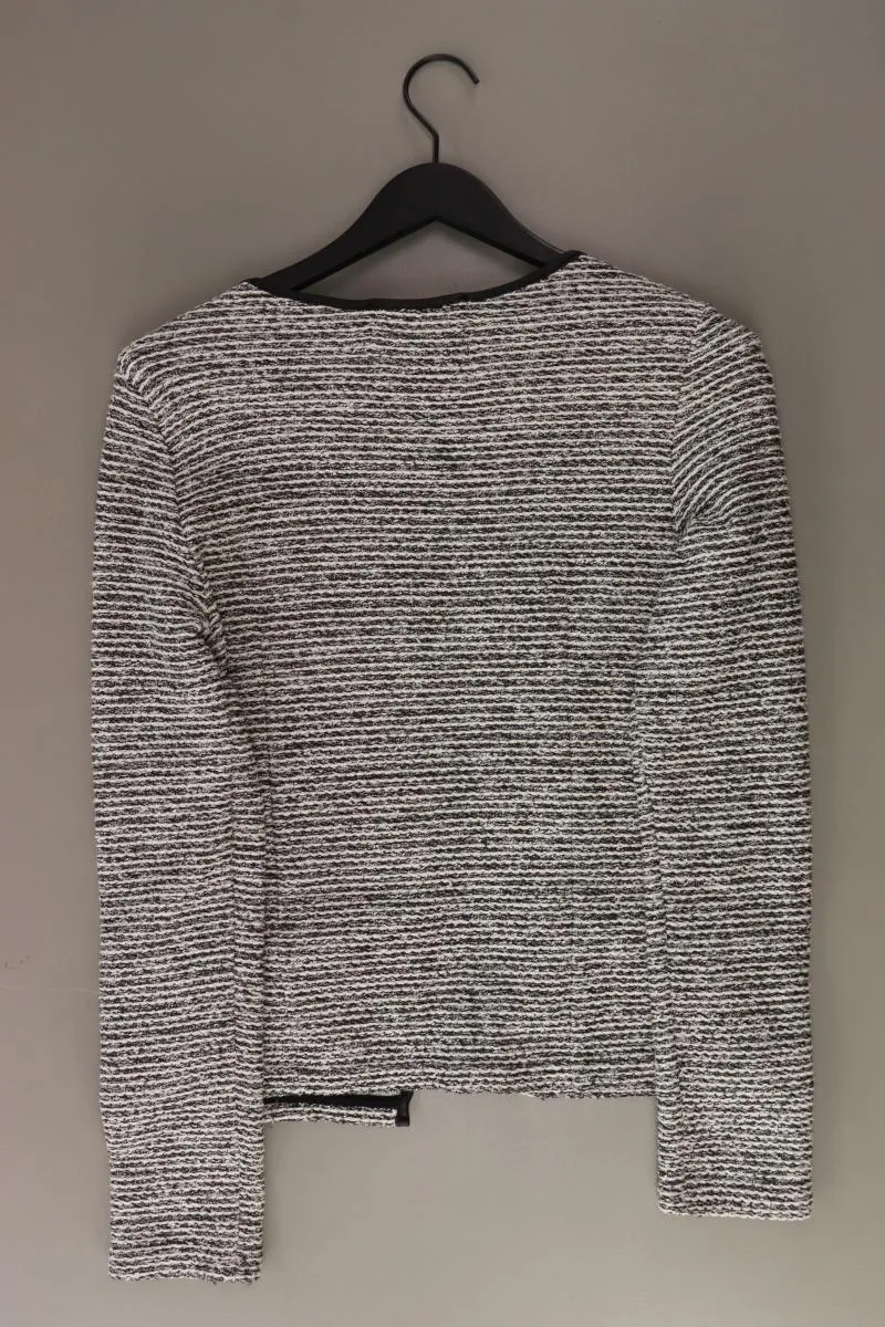 Maison Scotch Strickjacke Gr. 36 Langarm grau aus Baumwolle