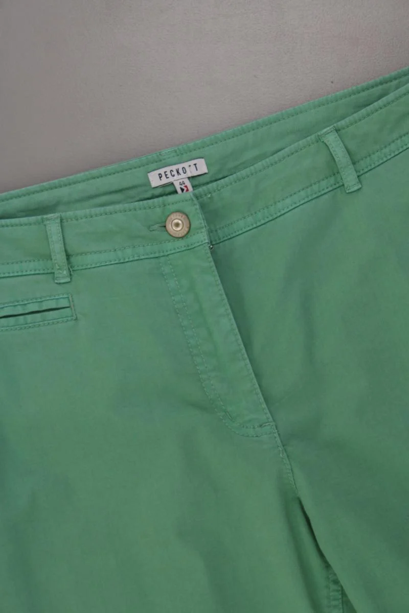 PECKOTT Hose Gr. 44 grün aus Baumwolle