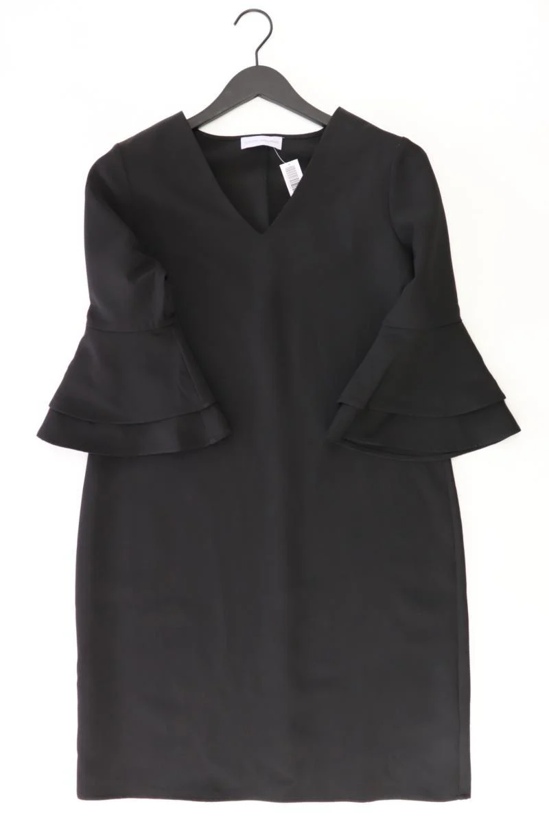 Judith Williams Abendkleid Gr. 38 Trompetenärmel schwarz aus Polyester