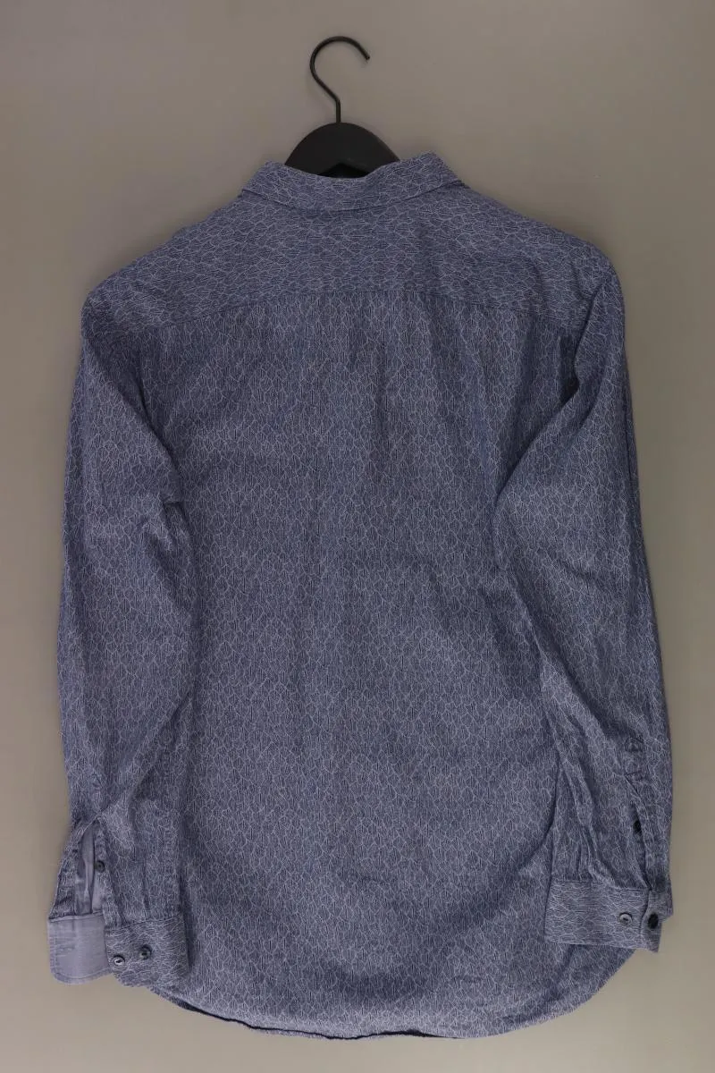 Reserved Langarmhemd für Herren Gr. XL blau aus Baumwolle