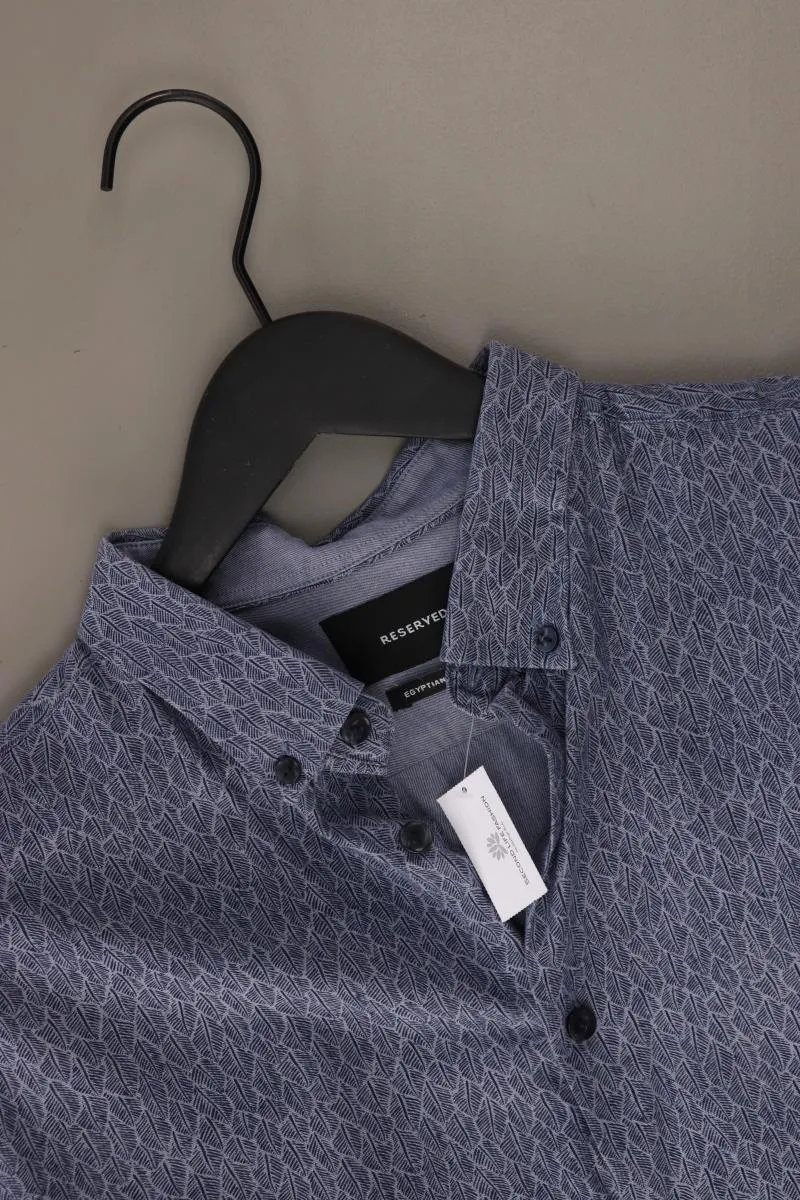 Reserved Langarmhemd für Herren Gr. XL blau aus Baumwolle