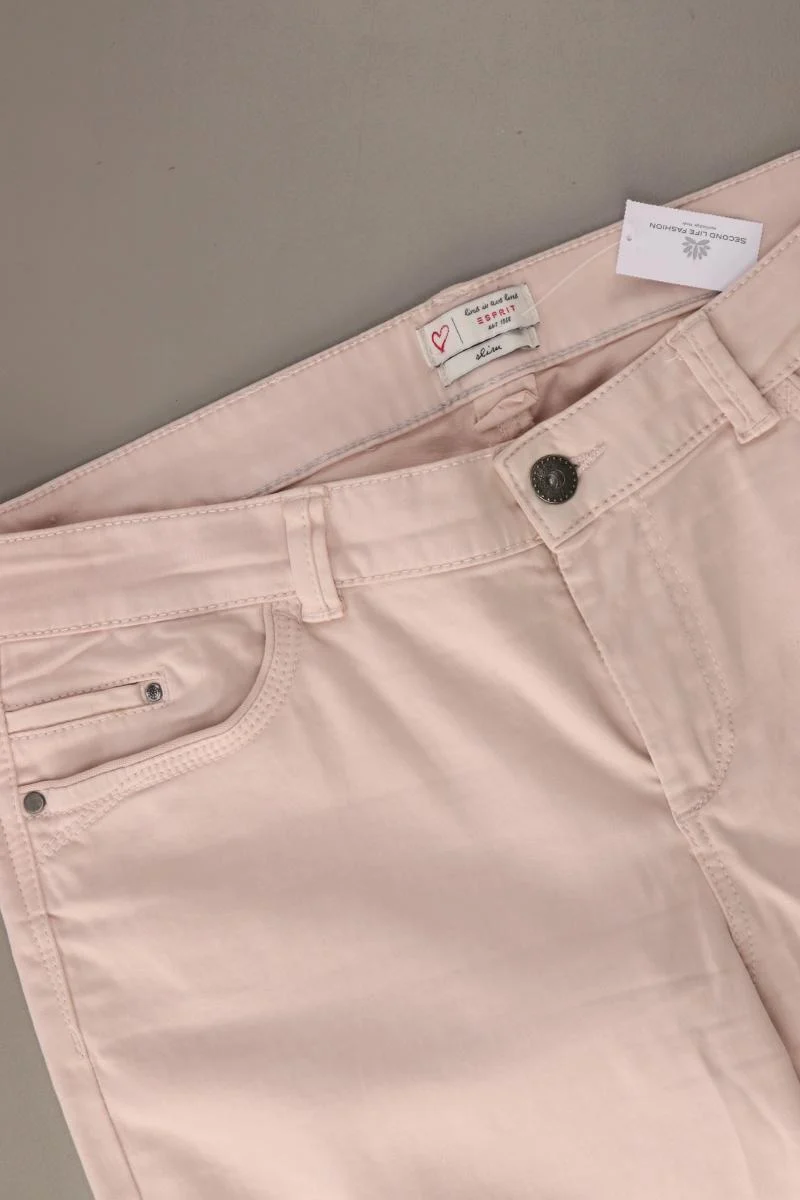 Esprit 7/8 Hose Gr. 40/L22 rosa aus Baumwolle