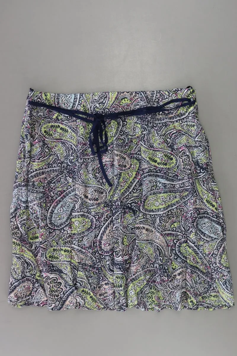 Charles Vögele Rock Gr. 44 mit Paisleymuster mehrfarbig aus Polyester