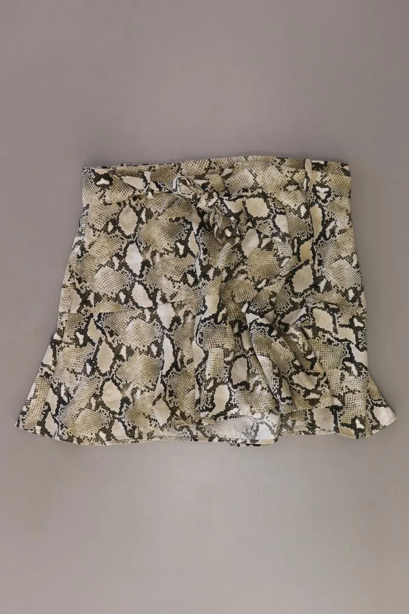 Zara Skort Gr. L mit Tierdruck creme aus Polyester