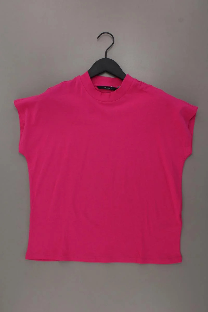 Vero Moda Shirt Gr. S Kurzarm pink aus Baumwolle
