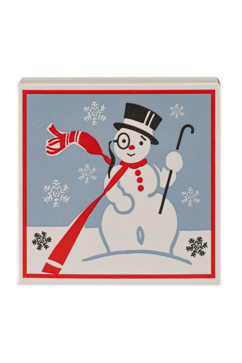 Weihnachts-Sicherheitsstreichhölzer🎄- Schneemann - Archivist Gallery - Europe - Quadrat