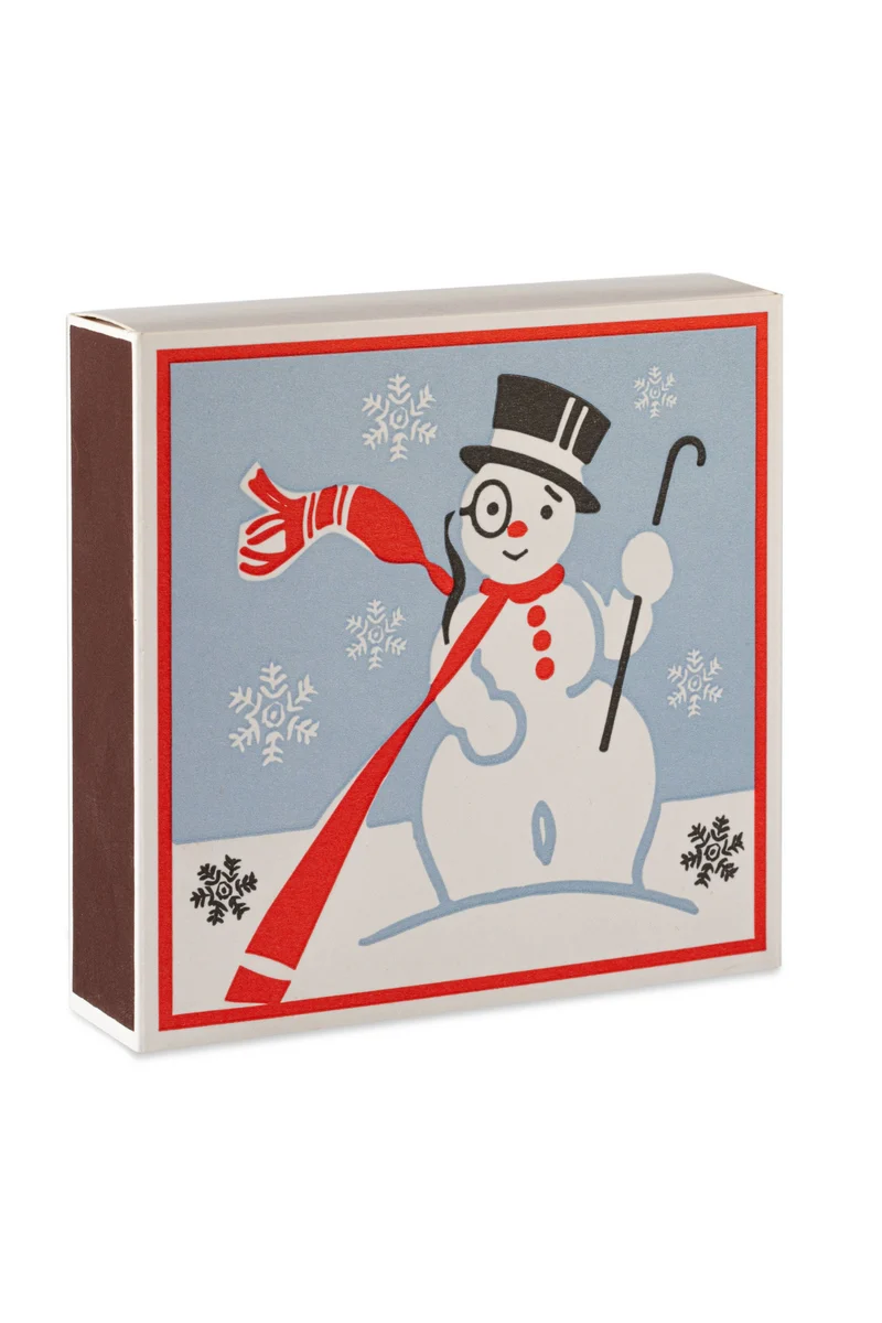 Weihnachts-Sicherheitsstreichhölzer🎄- Schneemann - Archivist Gallery - Europe - Quadrat