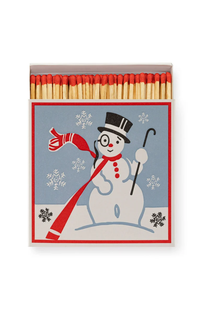 Weihnachts-Sicherheitsstreichhölzer🎄- Schneemann - Archivist Gallery - Europe - Quadrat