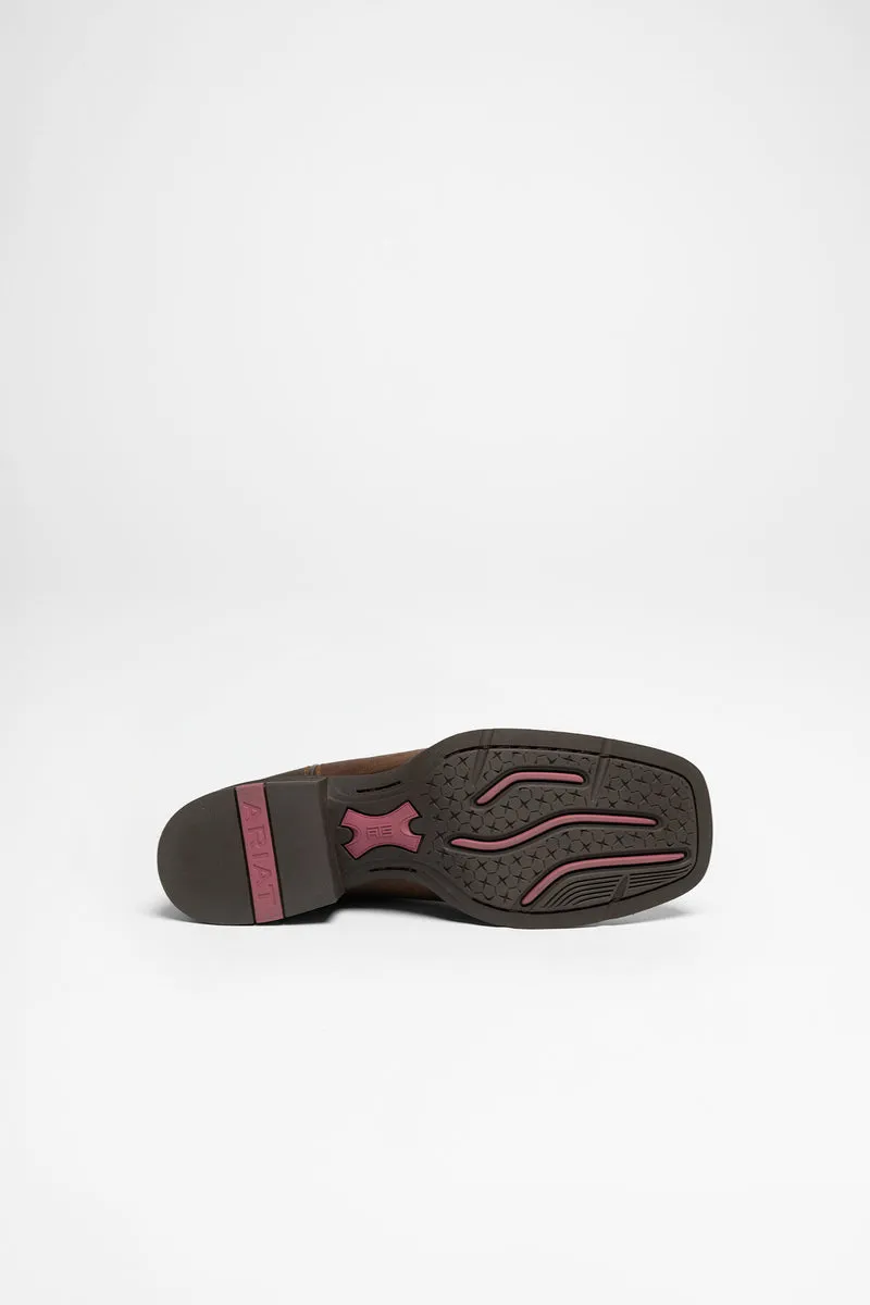 ROUND UP WIDE SQUARE TOE Damen Braun