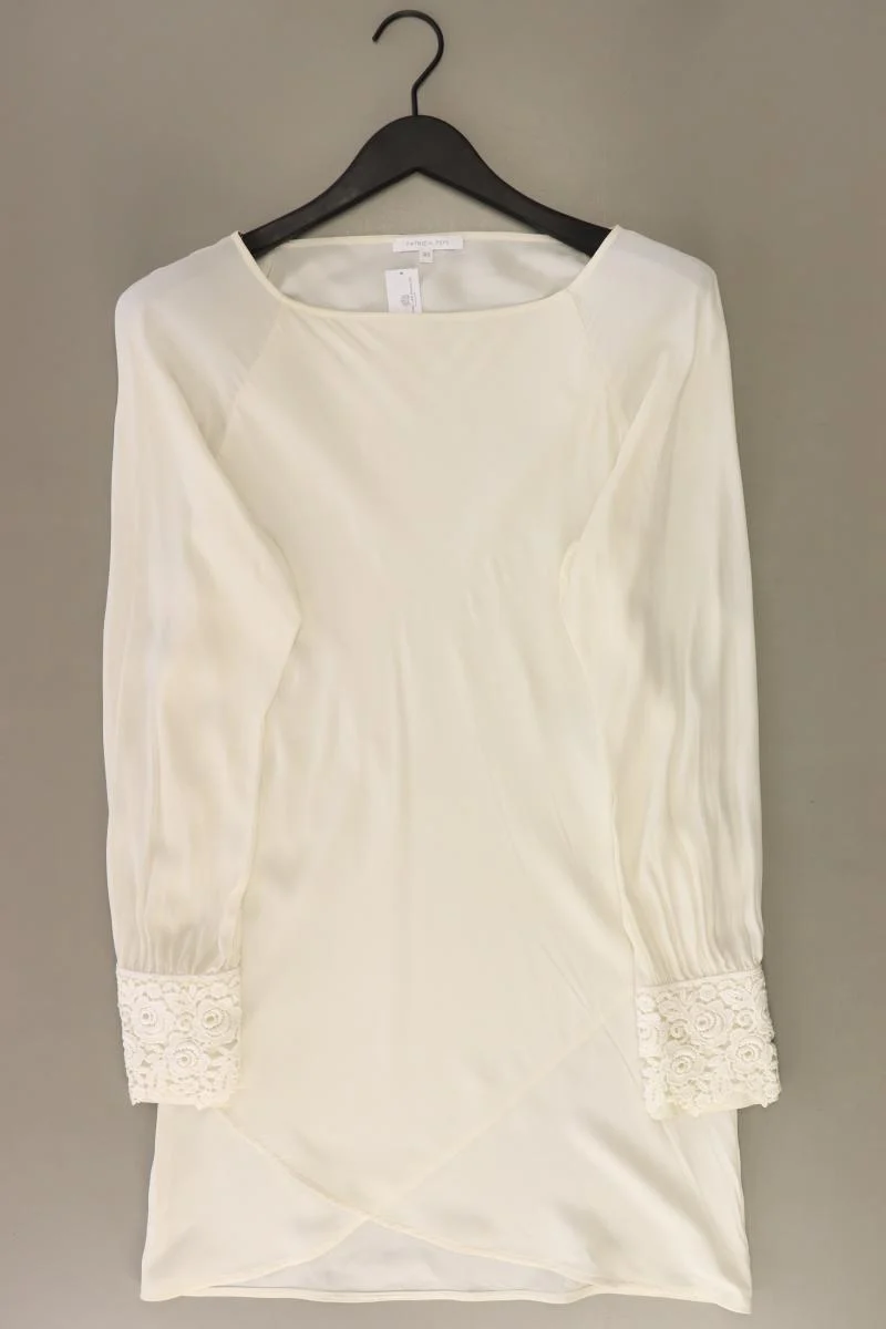 Patrizia Pepe Langarmkleid Gr. IT 46 (M) creme