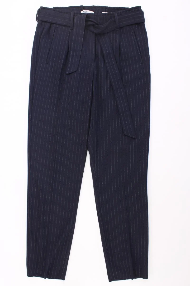 Brax Stoffhose Gr. 38 gestreift blau