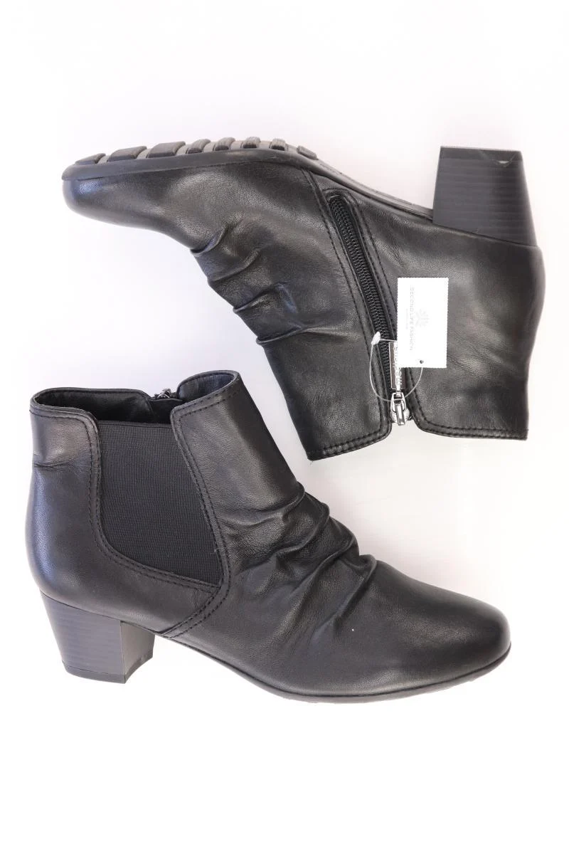 medicus Stiefeletten Gr. 38,5 schwarz aus Leder