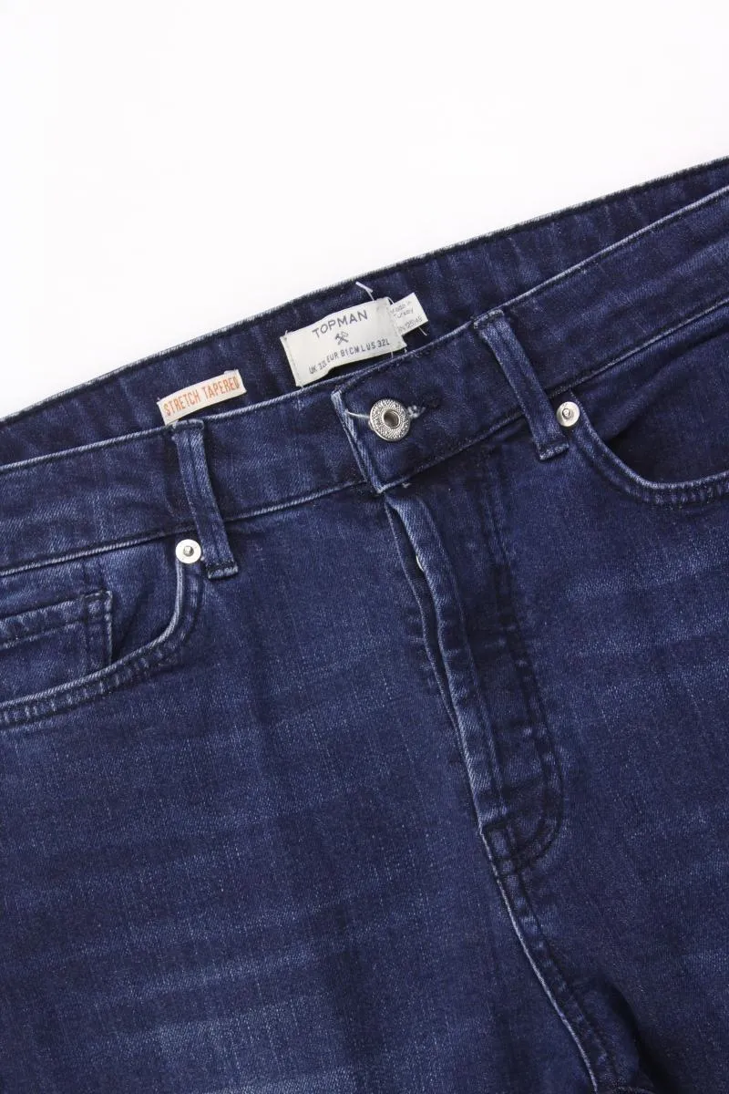 Topman Skinny Jeans für Herren Gr. W32 blau aus Baumwolle