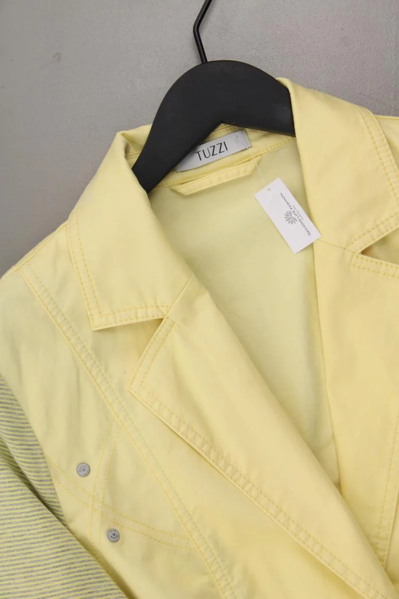 Tuzzi Classic Blazer Gr. 40 neuwertig gelb aus Baumwolle