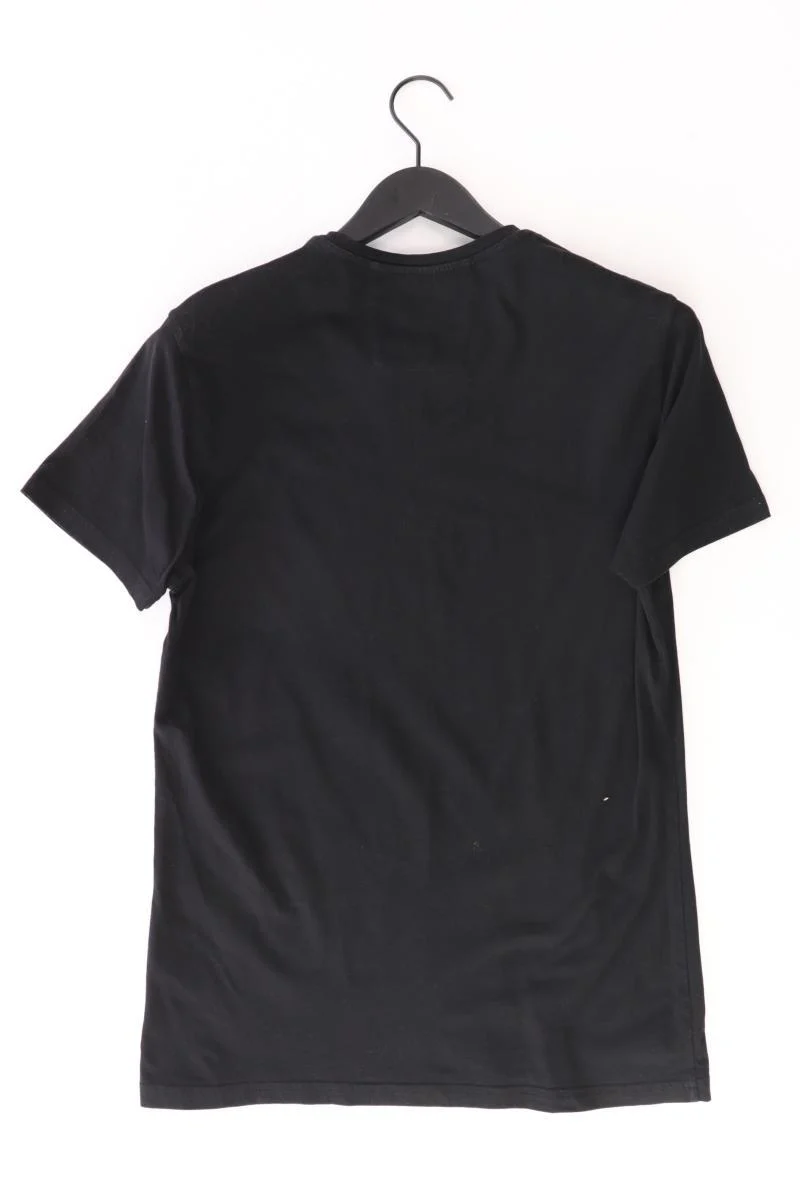 Strellson Printshirt für Herren Gr. L Kurzarm schwarz aus Baumwolle