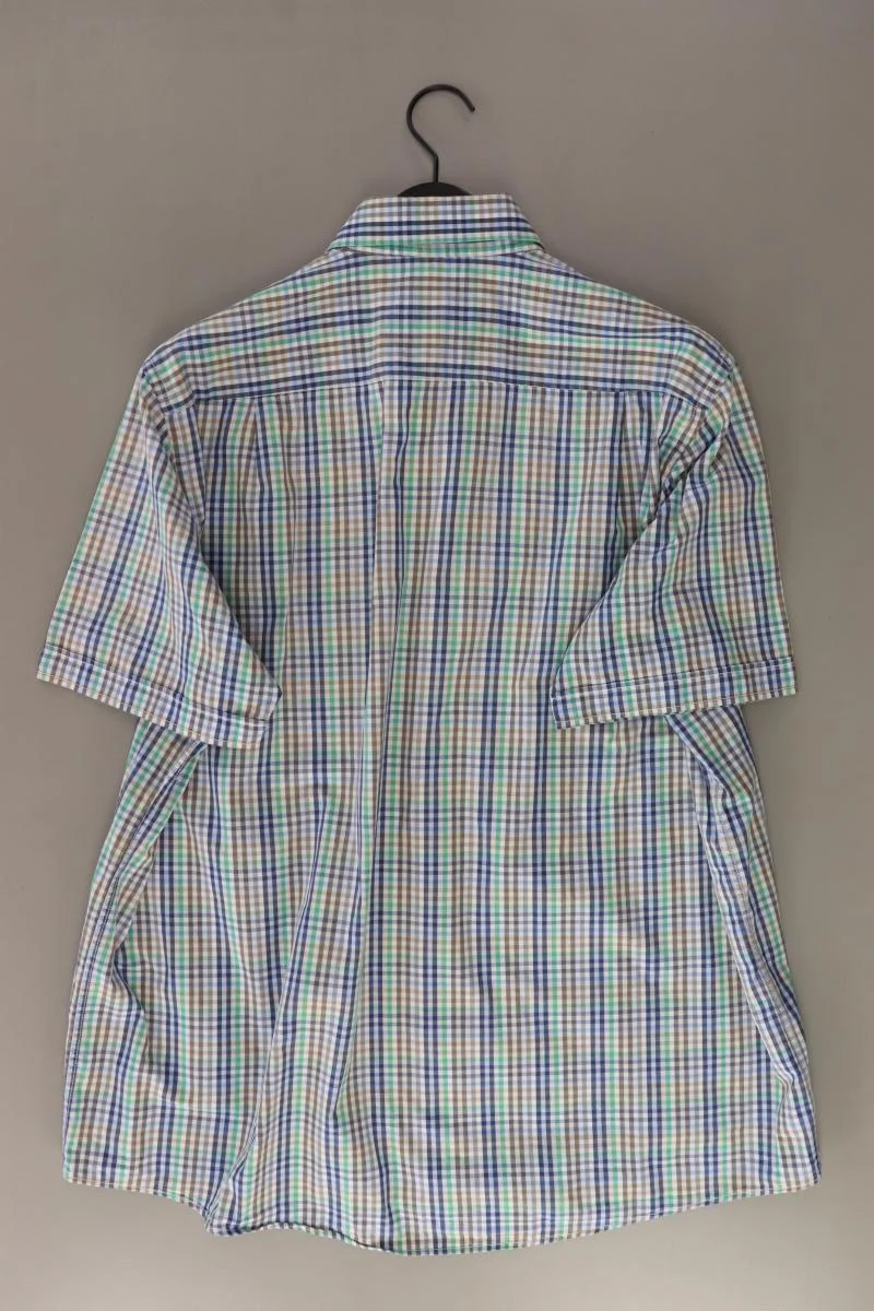 Casa Moda Karohemd für Herren Gr. XL kariert Kurzarm grün aus Baumwolle