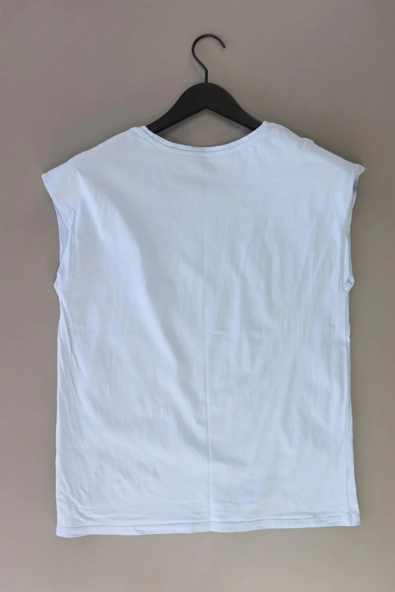 edc by Esprit Printshirt Gr. L Kurzarm blau aus Baumwolle
