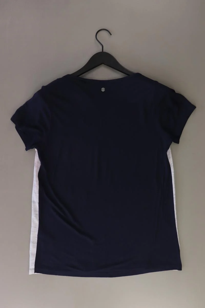 s.Oliver Printshirt Gr. 42 Kurzarm blau aus Polyester