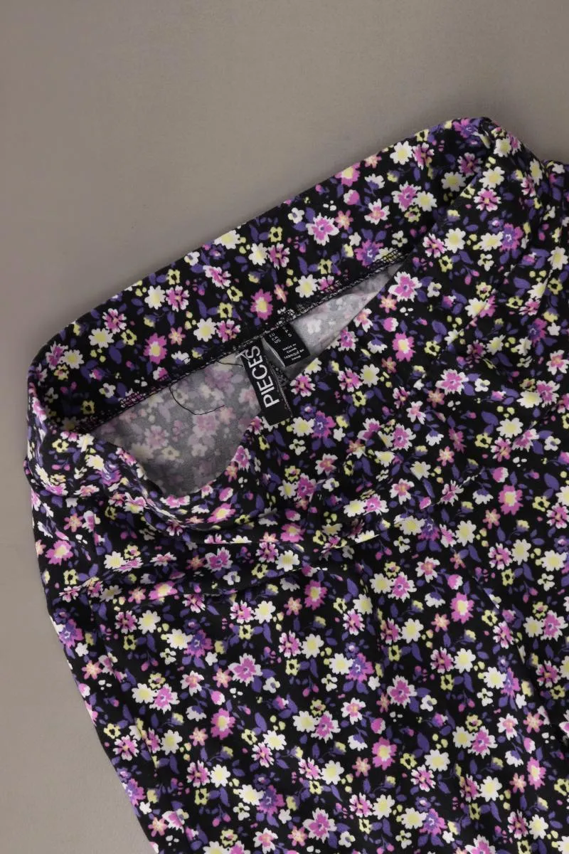 Pieces Hose Gr. S mit Blumenmuster lila