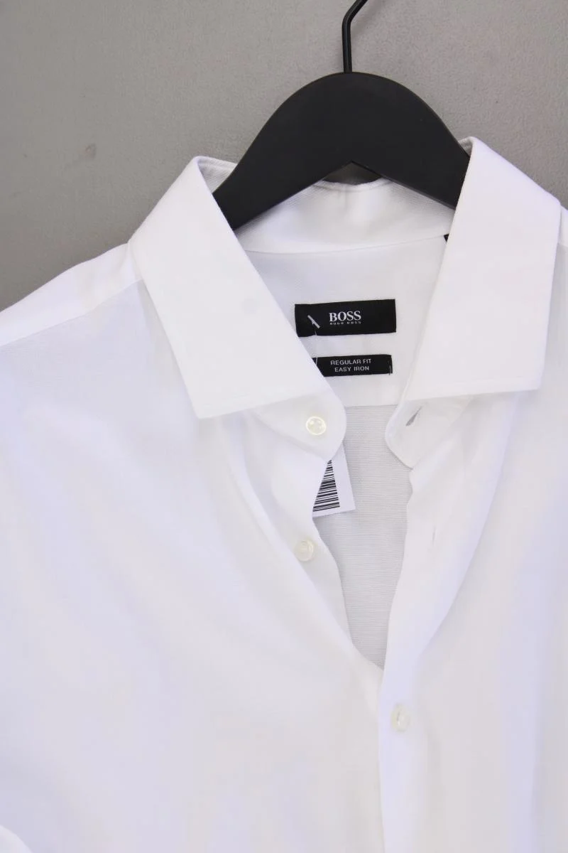 BOSS by Hugo Boss Langarmhemd für Herren Gr. Hemdgröße 44 weiß