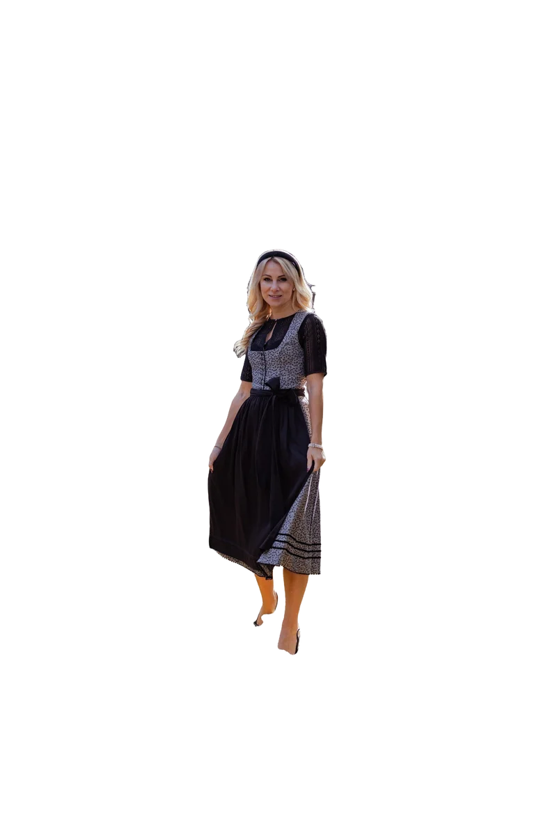Heimatglück Dirndl Ruth schwarz