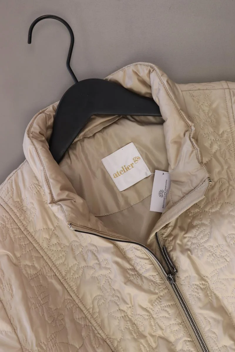 atelier Lange Jacke Gr. 42 creme aus Polyester