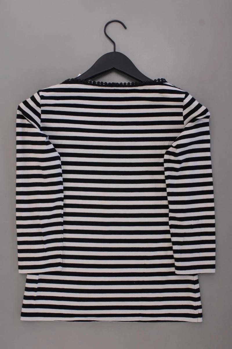 Weekend Max Mara Ringelshirt Gr. M gestreift 3/4 Ärmel schwarz aus Baumwolle