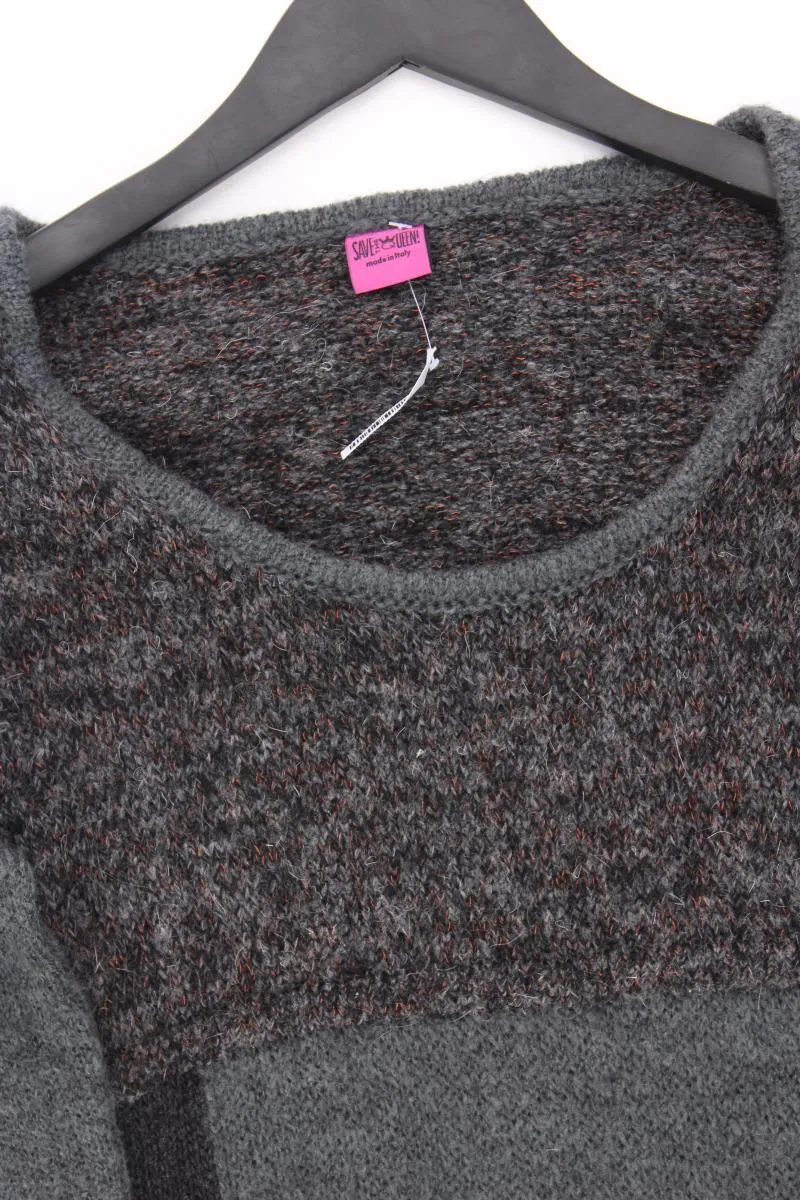 SAVE THE QUEEN! Wollpullover Gr. M grau