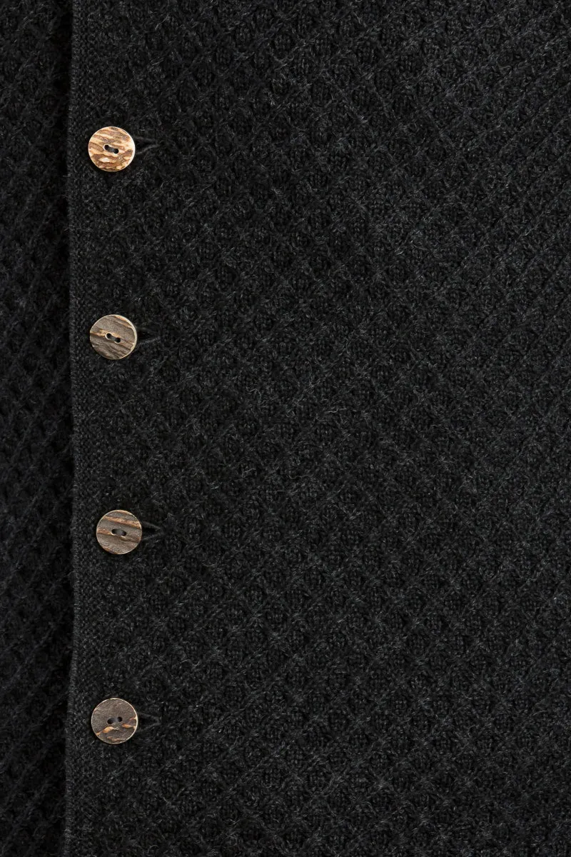 Gottseidank Strickjanker Xaver kaviarschwarz