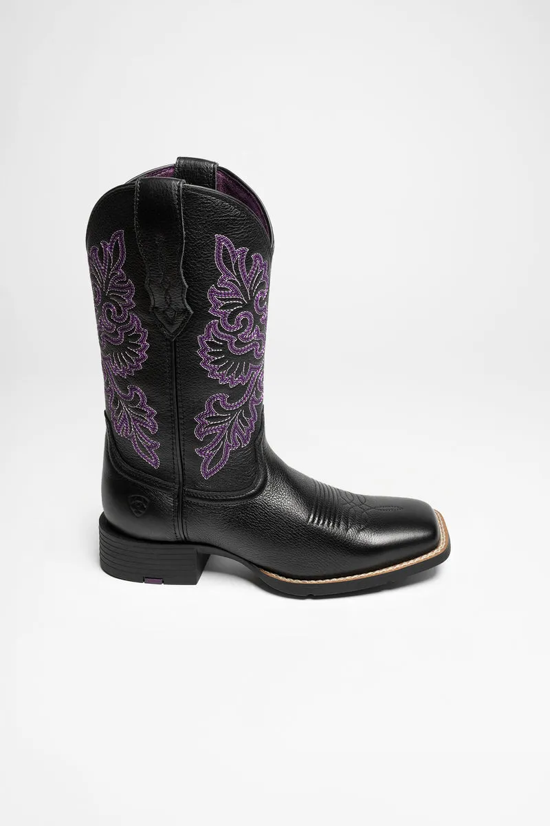 ROUND UP WEST STRETCHFIT Damen Schwarz