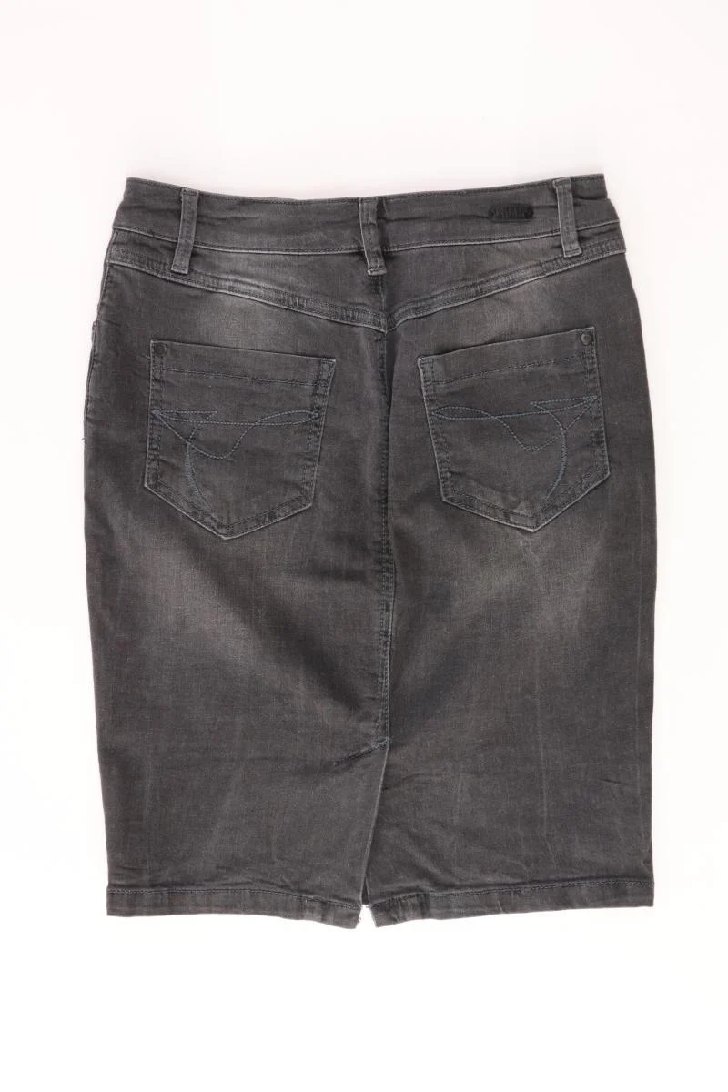 Soccx Jeansrock Gr. 36 grau aus Baumwolle