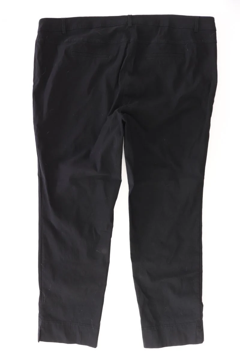 Sara Lindholm Stoffhose Gr. 50 schwarz aus Viskose