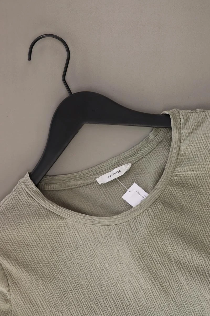 Reserved Longsleeve-Shirt Gr. L Langarm olivgrün aus Polyester