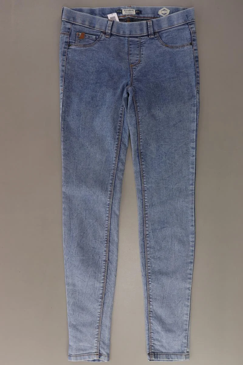 Pull&Bear Jeggins Gr. 36 blau aus Baumwolle