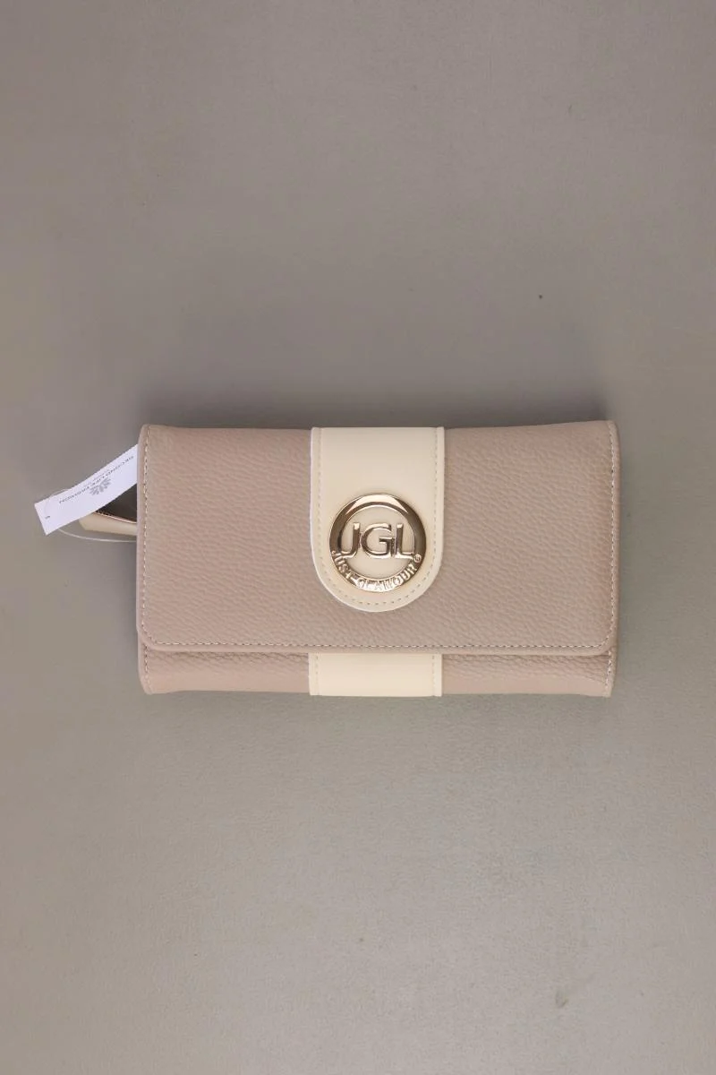 Just Glamour Geldbeutel braun aus Kunstleder