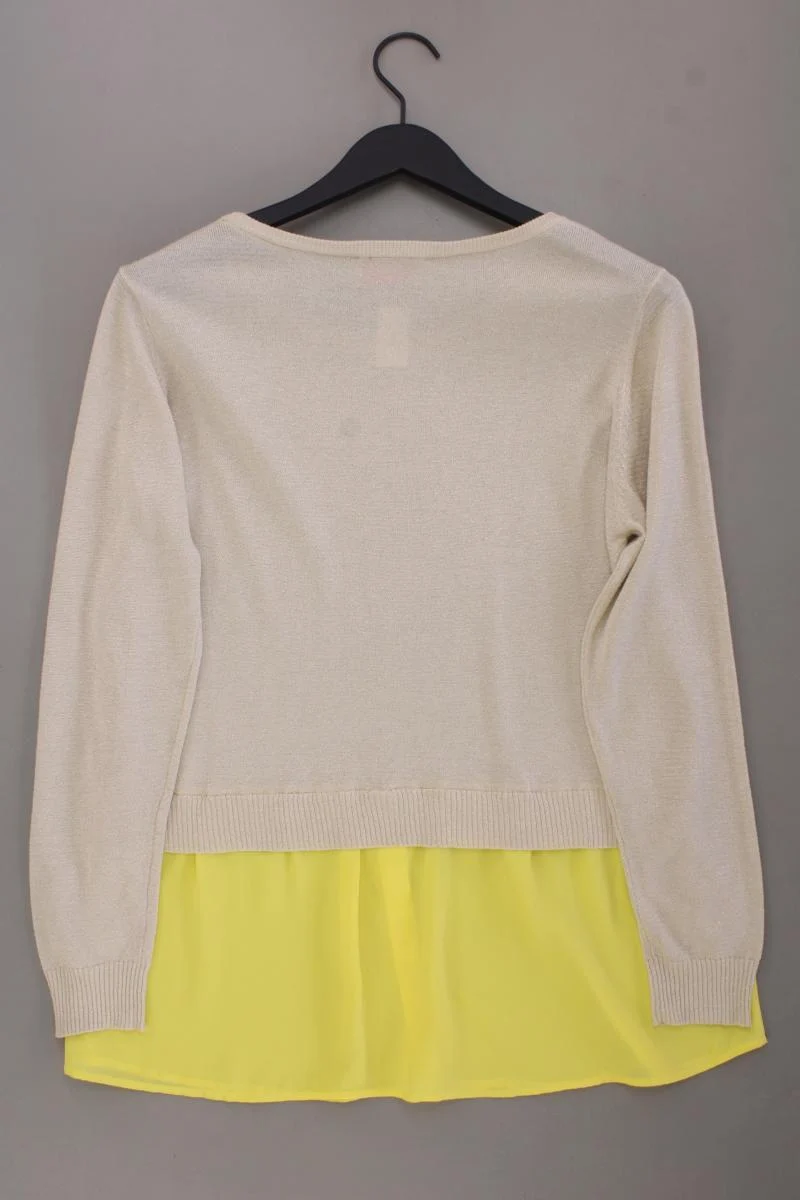 Jana Ina Fashion Feinstrickpullover Gr. 40 neuwertig gold aus Viskose