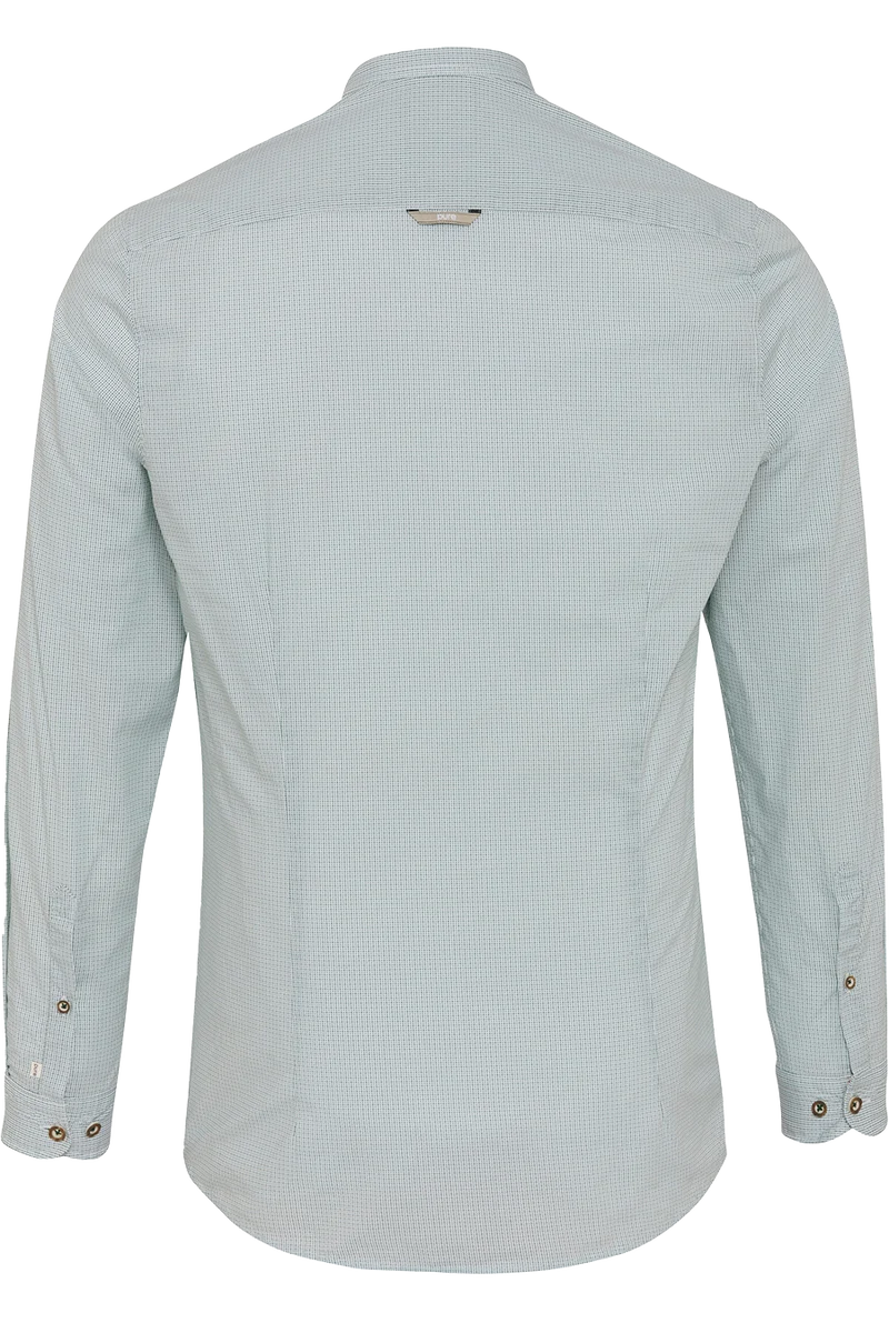 Herren Trachtenhemd gemustert Slim Fit - grün