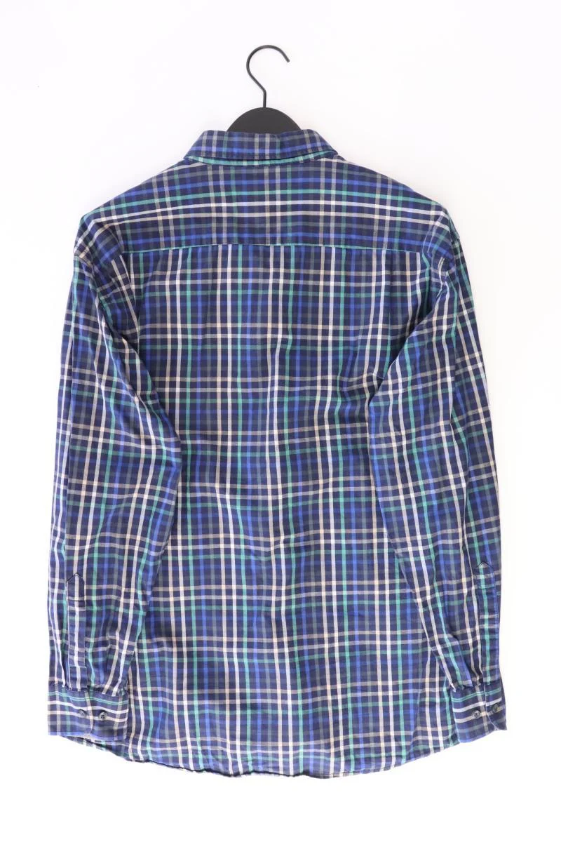 Casa Moda Karohemd für Herren Gr. XL kariert Langarm blau aus Baumwolle