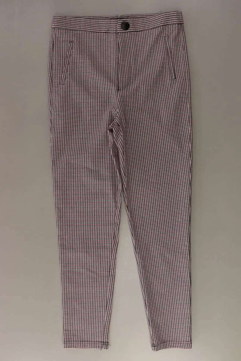 Zara Stoffhose Gr. L hahnentritt rot aus Polyester