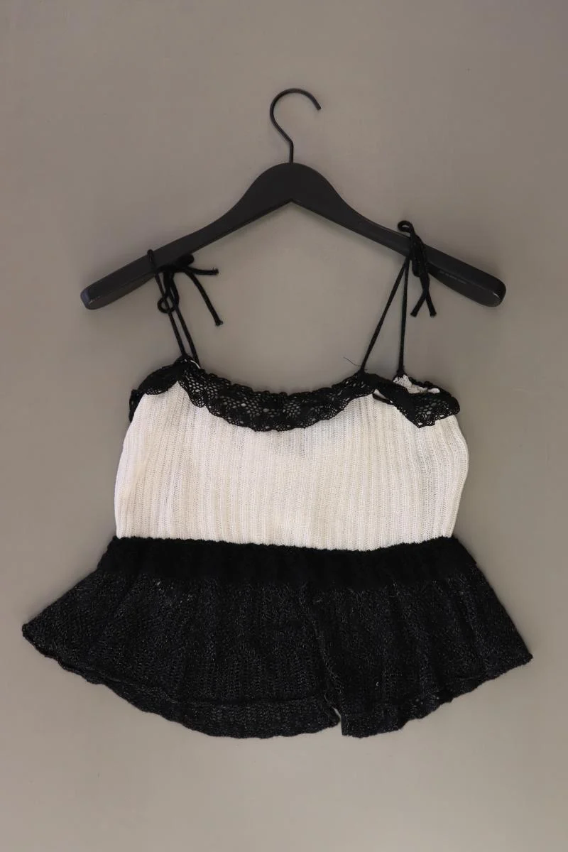 Zara Stricktop Gr. M creme aus Viskose
