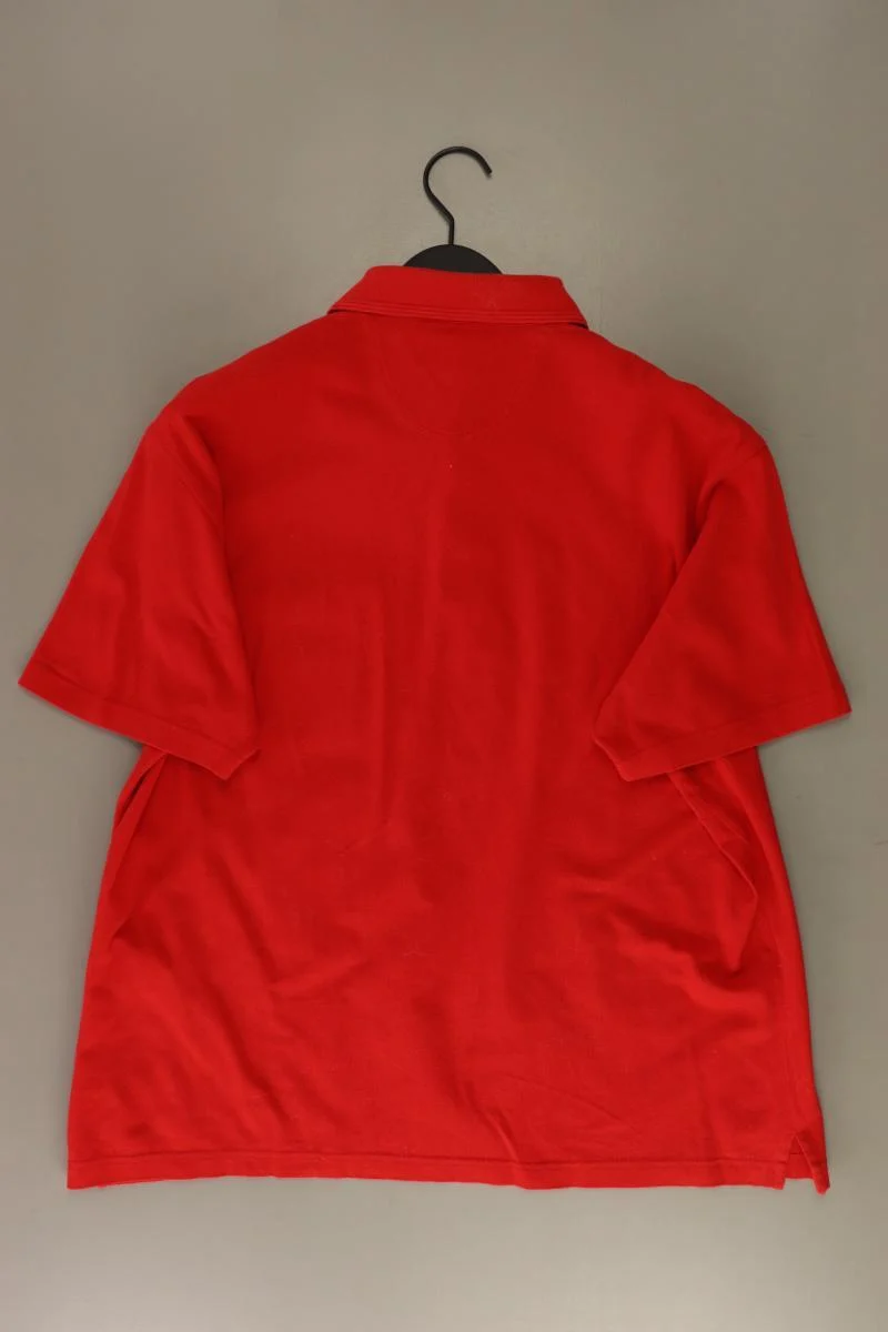 Carlo Colucci Poloshirt für Herren Gr. L Kurzarm rot aus Baumwolle