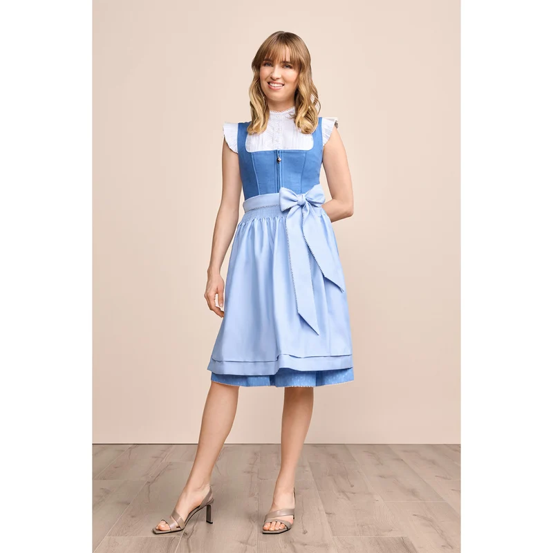 Krüger MADL Dirndl "Dorette" 413369 | Blau 60cm