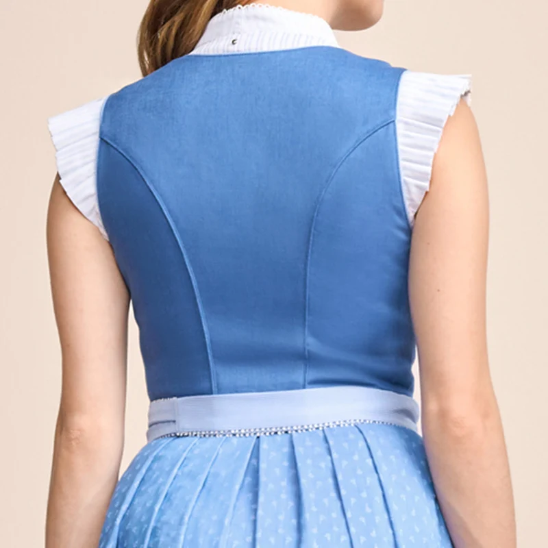 Krüger MADL Dirndl "Dorette" 413369 | Blau 60cm