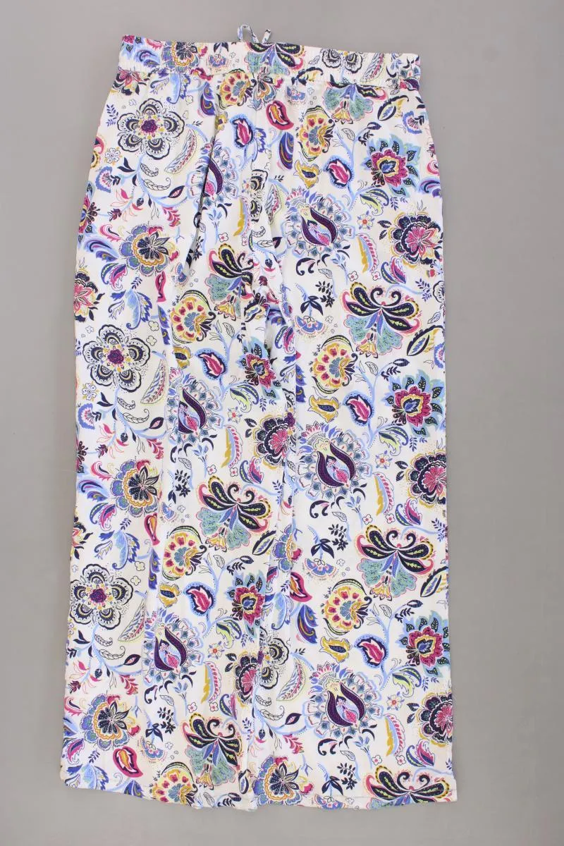 Esprit Stoffhose Gr. 38 mit Paisleymuster mehrfarbig aus Viskose